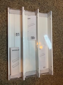 IKEA MOSSLANDA Picture Ledge Shelves – Set of 3