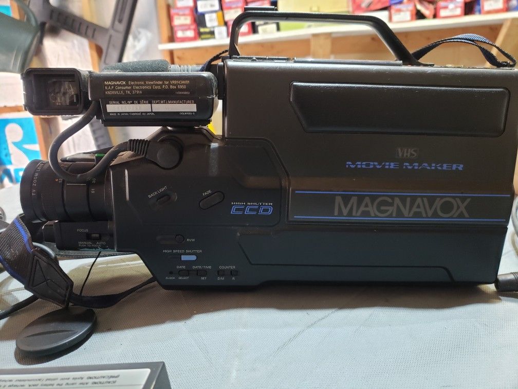 Vintage Magnovox Camcorder VHS
