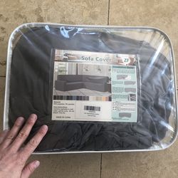 L-shape sofa / couch cover - new! never used! Cost $100 selling for only $69 firm! Must come to Huntington Beach