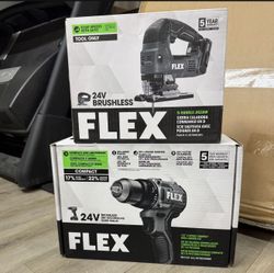 Flex 24v Compact Drill And Jigsaw Battery Charger & Bag