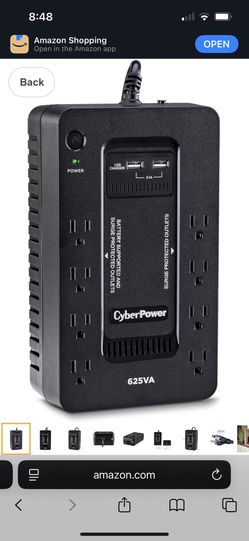 CyberPower Battery Backup With Surge Protection