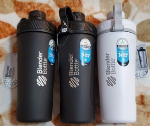 3 BlenderBottle Radian Insulated Stainless Steel Shaker Bottles (26 oz)