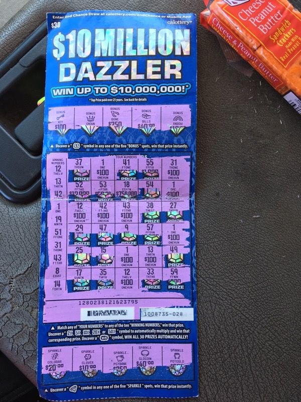 10 Million Dazzler($1,000.00 winner)