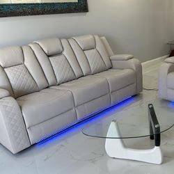 Sofá Y Loveseat Moderno En Venta. New 🔥