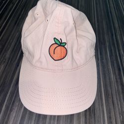 Pink Peach Baseball Hat 