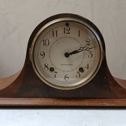 Antique SETH  THOMAS  Stauton  Clock No Key As Is
