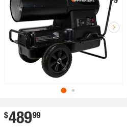 140,000 BTU Forced Air Kerosene and Diesel Outdoor Space Heater with WiFi / BlueToot