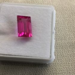 Certified 3.90 CT’s Natural Ruby 