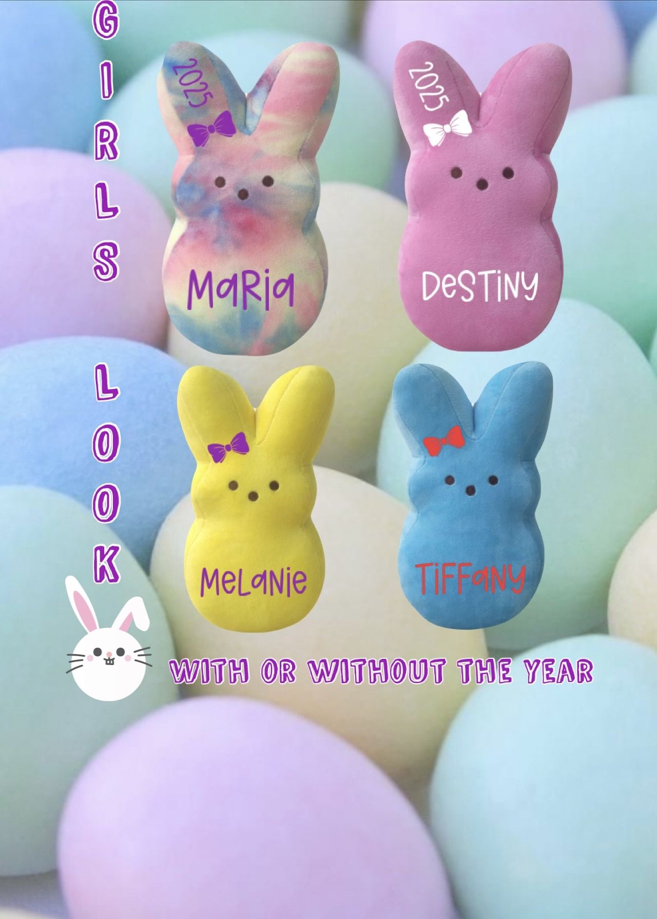 Personalized Peeps Plushies