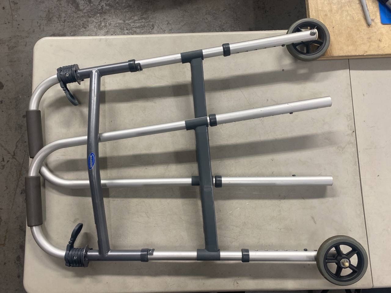 Invacare IClass Adult Paddle Walker, 5" Fixed Wheels, 62915F for Sale