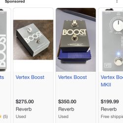 Vertex Boost + Volume EXP Pedal