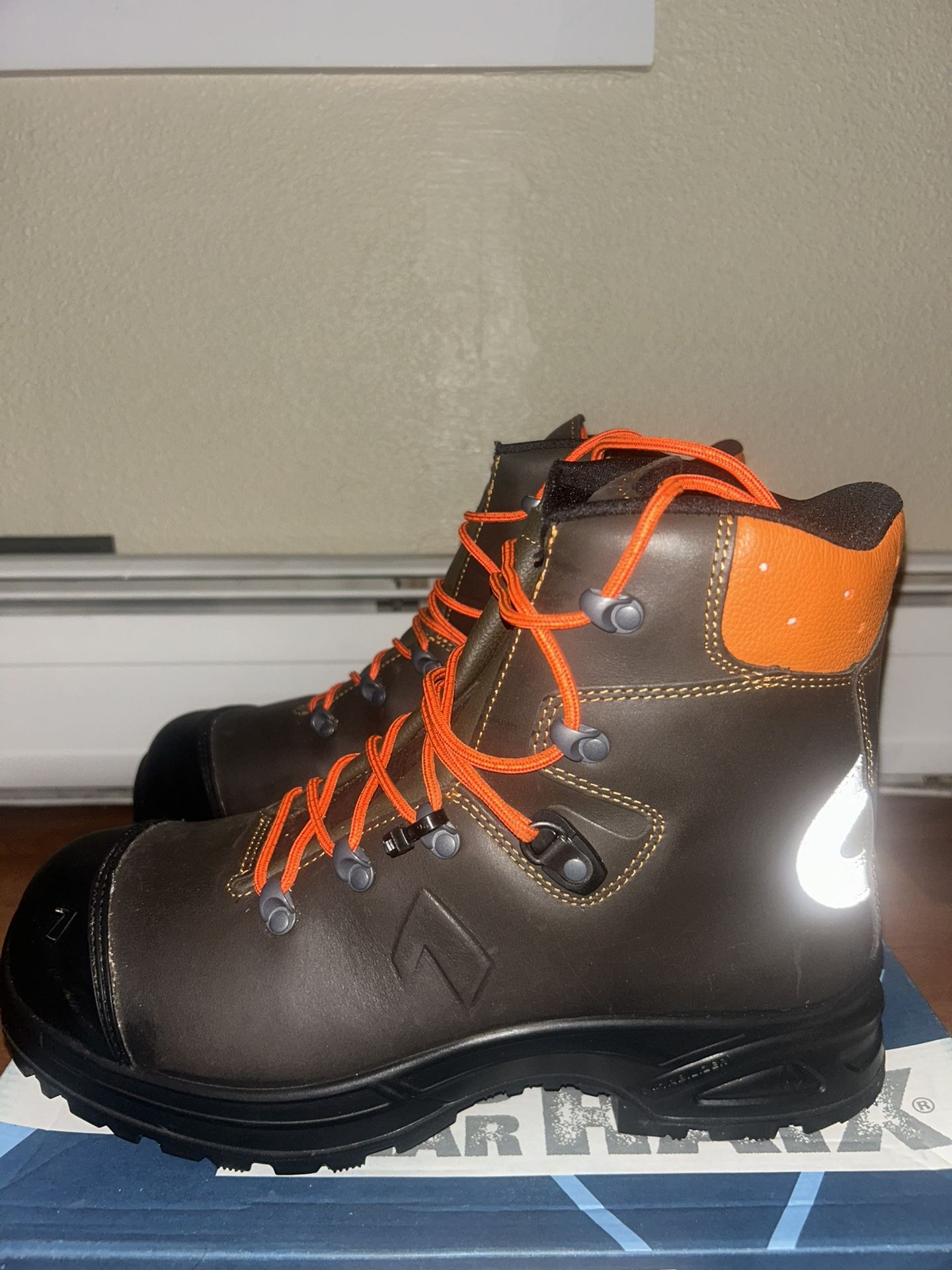 Haix chainsaw safety boots