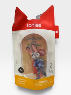 Hard-to-find Disney Zootopia 2 Judy Hopps Tonie! A great pickup for Tonies collectors, Disney fans, or anyone excited for Zootopia 2.  Condition: Bran