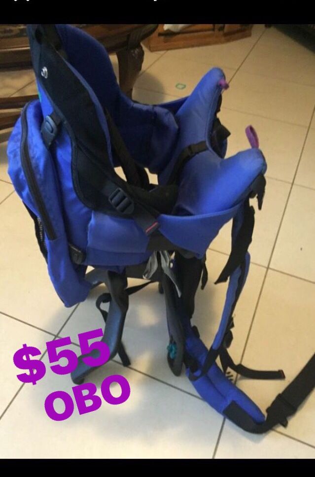 Evenflo Trailblazer hiking backpack. 50lb weight limit