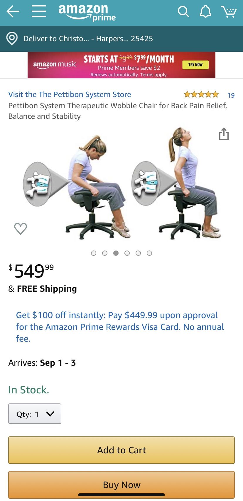 Therapeutic exercise chair