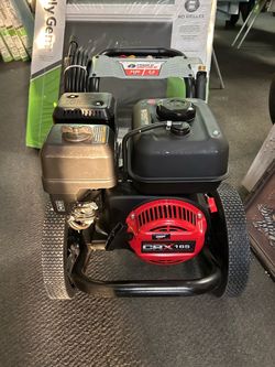 New Simpson power washer 3100psi 2.4gpm crx 165 engine gas pressure washer…$300