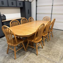 Oak Dining Table And Chairs