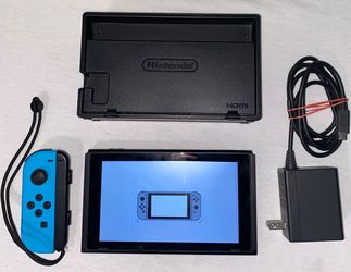 Nintendo Switch V1 Unpatched System Bundle XAW10066 HAC-001 TEMPERED GLASS WORKS