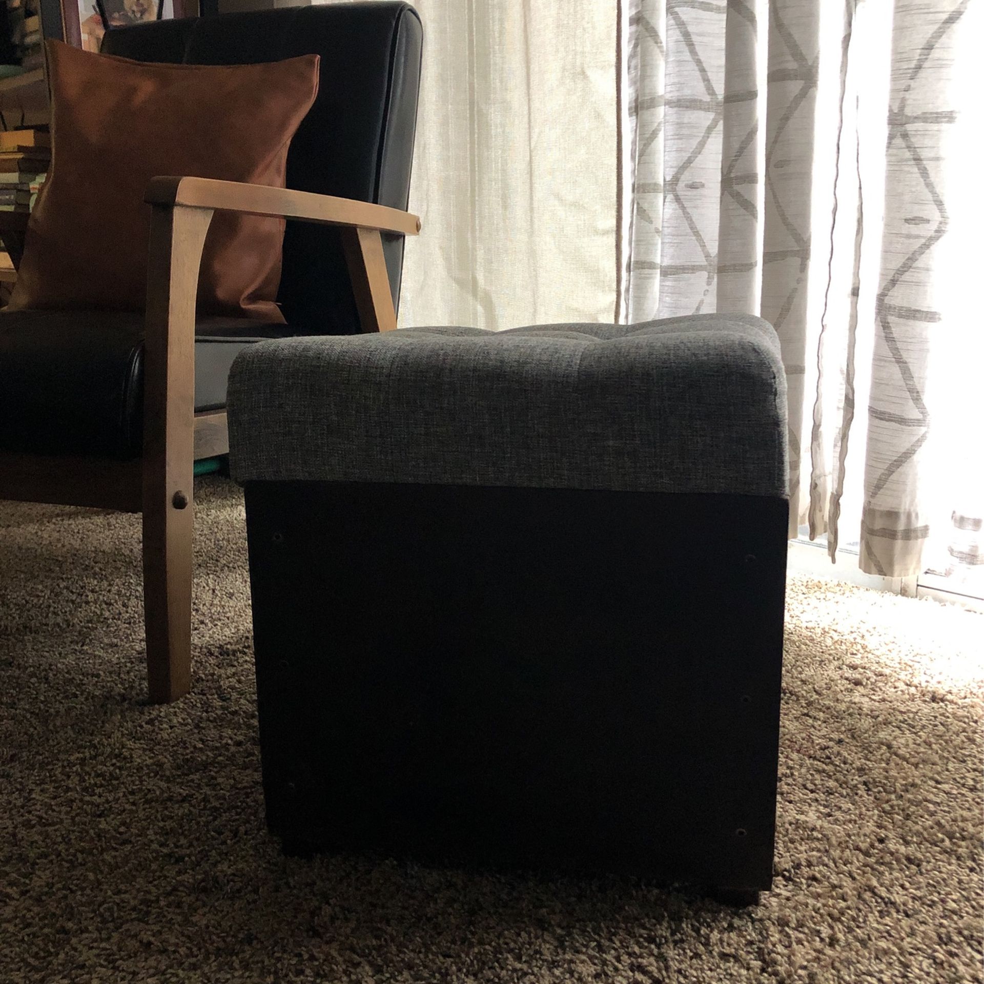 Rustic Handmade Ottoman With Storage