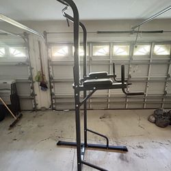 Pull Up Bar And Dip Station