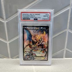 Pokemon Japanese XY Promo Game Art Collection Charizard 276 PSA 10!