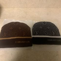 2x1 Combo Deal 🧢🔥 LV Monogram Eclipse + Brown/Camel Beanie 