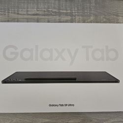 New Sealed Samsung Galaxy Tab S9 Ultra 512GB Wifi Graphite