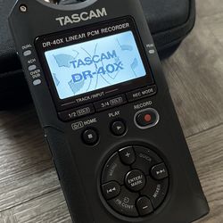 Tascam DR-40X PCM Linear Recorder *6096