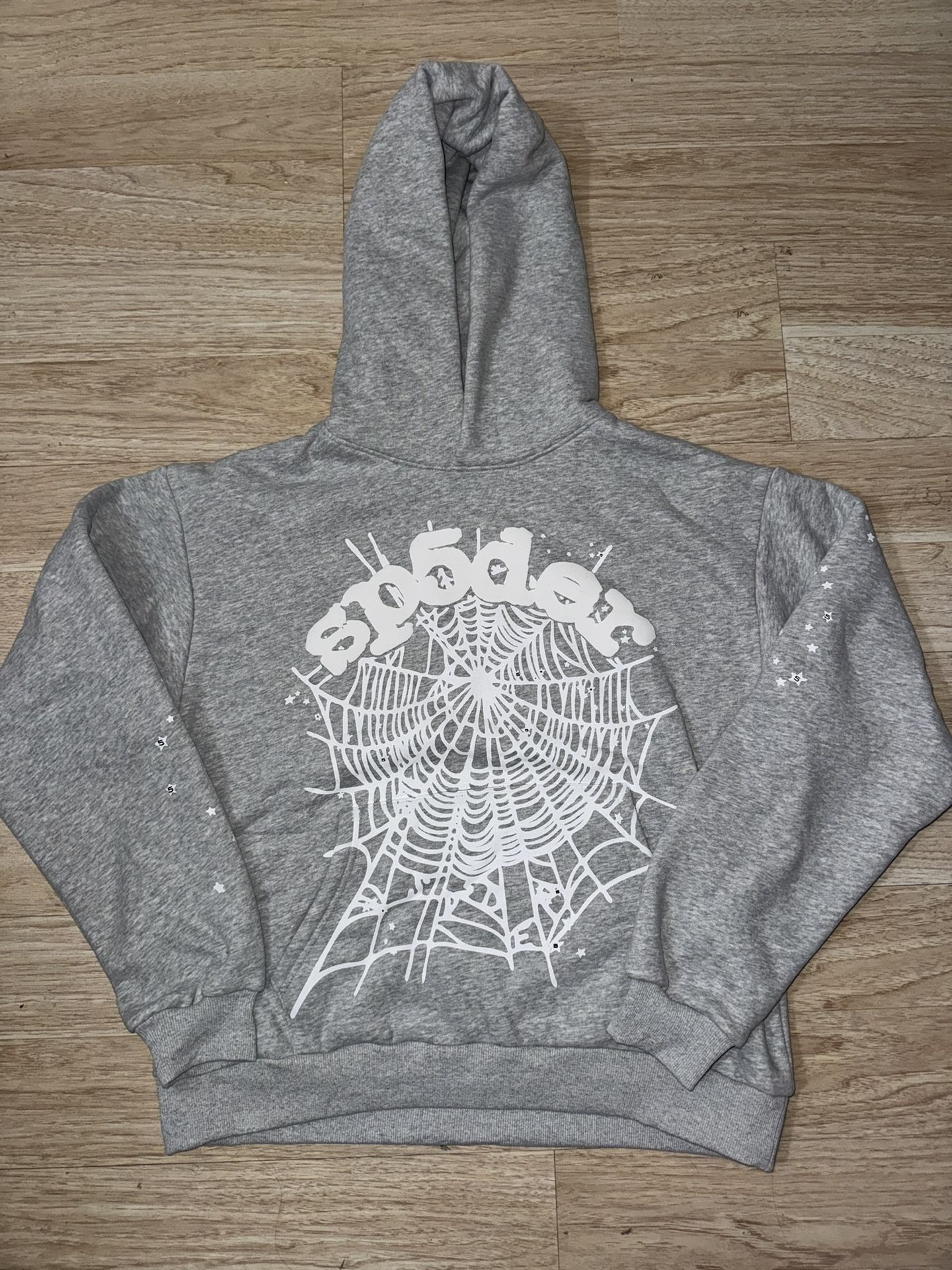 Sp5der OG Grey Hoodie