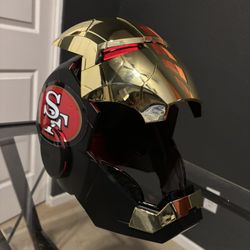 Custom 49ers Iron Man Helmet