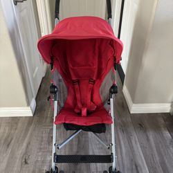 MacLaren Globetrotter Stroller Red With Rain Cover