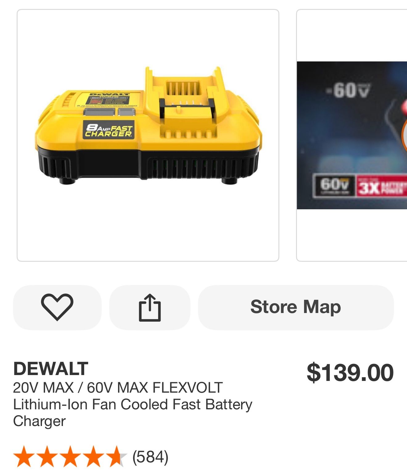 DEWALT FAST CHARGER