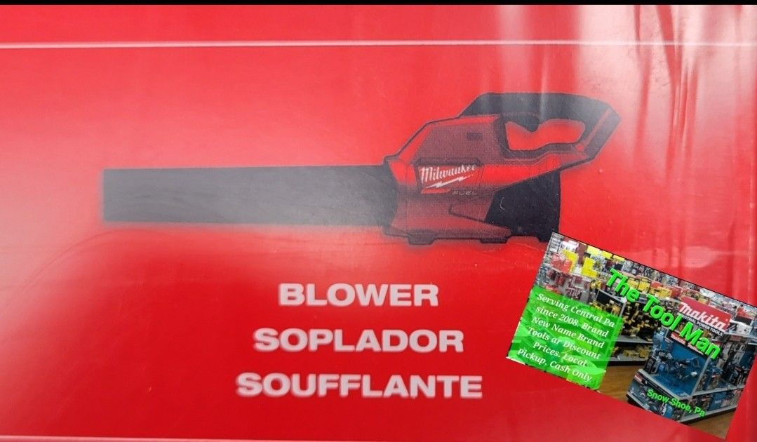 Milwaukee M18 Fuel Cordless Brushless Blower Tool-only $120 Firm Pickup Only