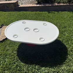 Custom Boat/Yacht Cocktail table top with storage cover