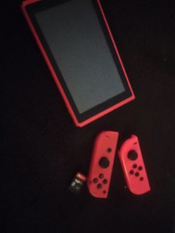 Nintendo switch and game