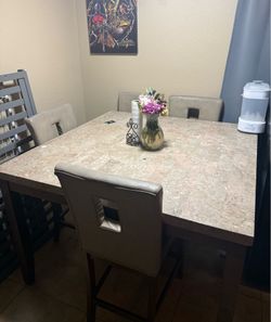 Marble dining table