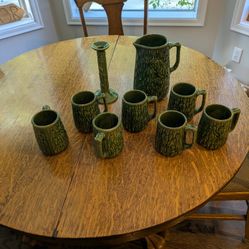 McCoy Mugs And Pitcher Set