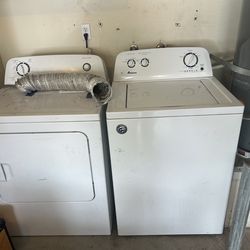 Amana washer and dryer
