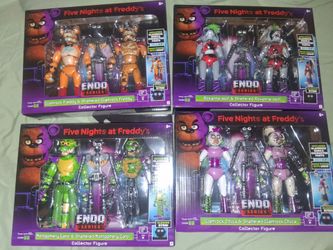 Five 3at Freddy's  Endo series " set of  all 4"