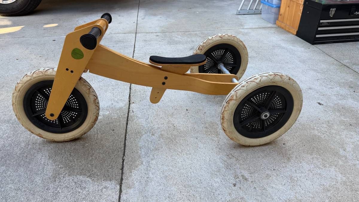 Wishbone Balance Bike - wood for kids 