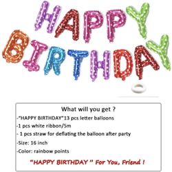 Happy Birthday Balloons ! $5 