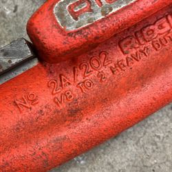 Rigid Heavy Duty 2” Pipe Cutter