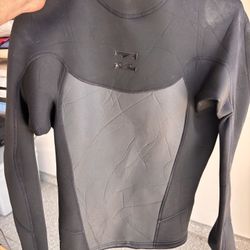 Billabong 2mm Wetsuit Top Back Zip Xl