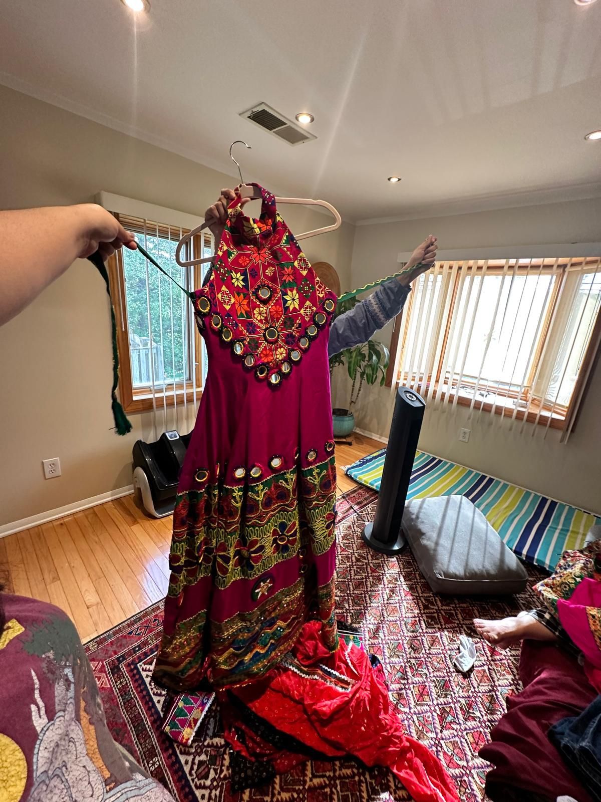 Without Sleeves Afghan Dress $900 Size S/M