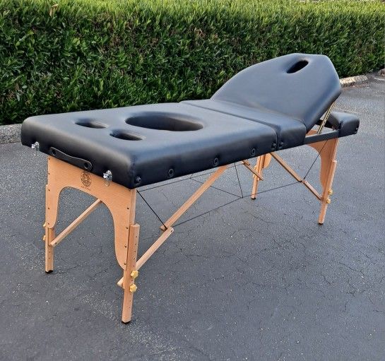 Massage Table w/ Accessories, Carry Case, Pregnancy Maternity