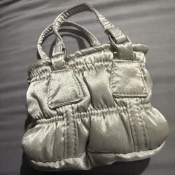 Build-A-Bear silver purse