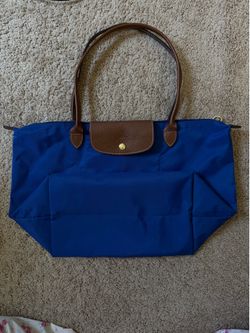 Large Longchamp tote Blue