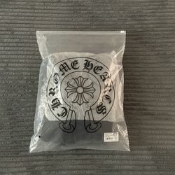 Small black chrome heart hoodie