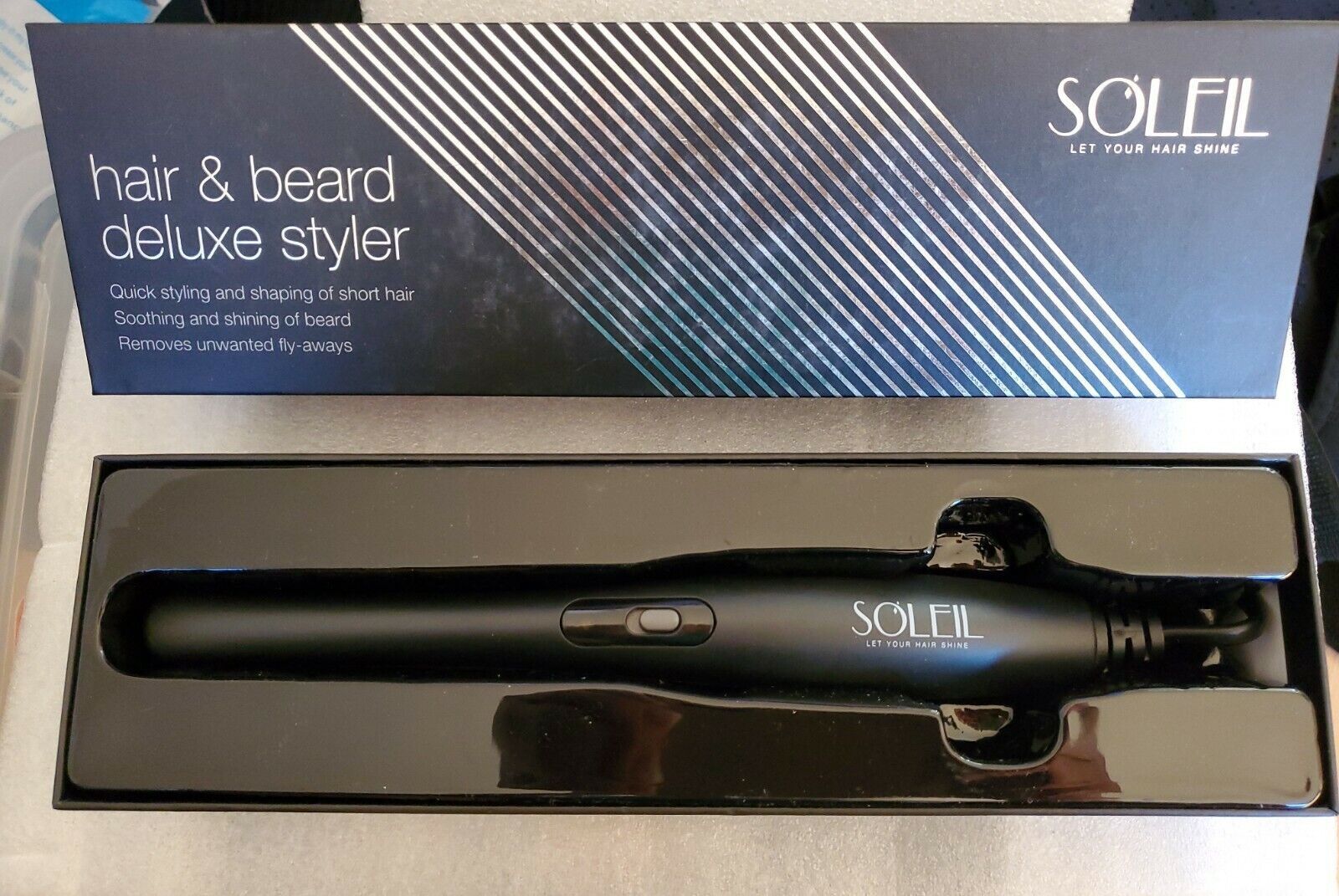 Men’s Hair and Beard Styler Straightener Grooming