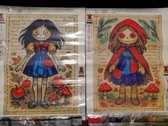 Diamond Painting Kits Gothic Doll Set of 2